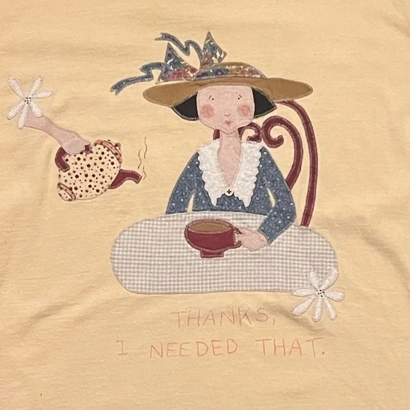 VINTAGE GRAPHIC TEE (THANKS) - Picture 2 of 3